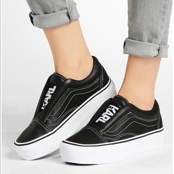 laceless platform trainers